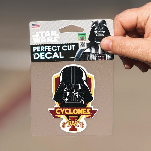 Wincraft Iowa State Cyclones Darth Vader Perfect Cut Color Decal